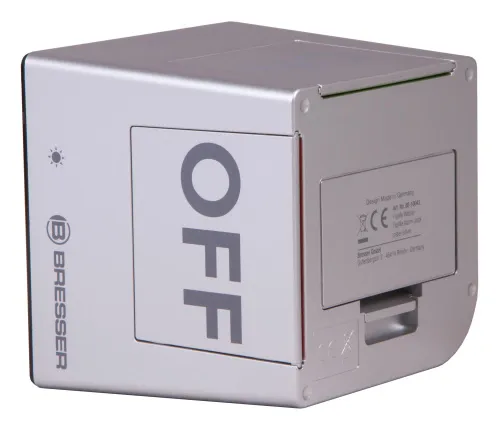 gráfico Despertador de mesa Bresser FlipMe, plata,  7