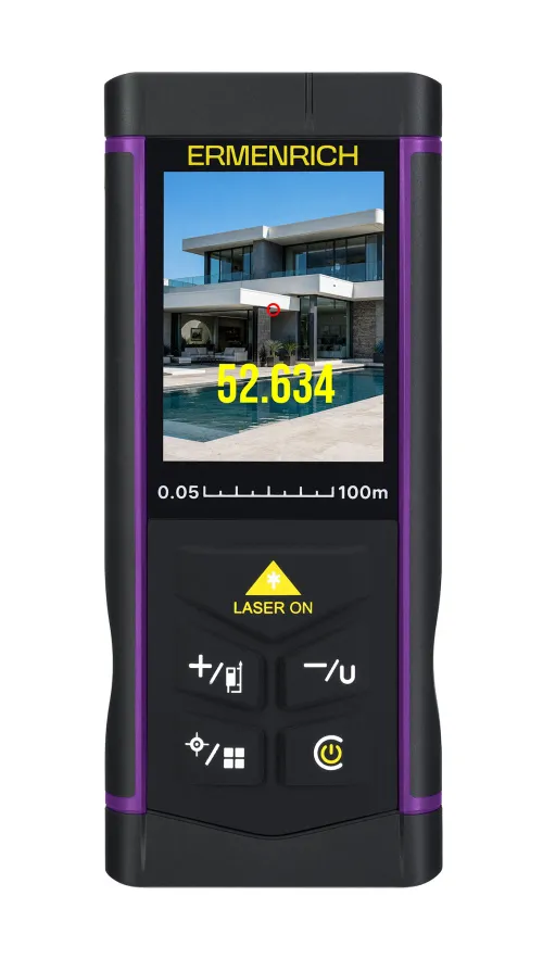 gráfico Medidor láser Ermenrich PRO LR100, con cámara,  4