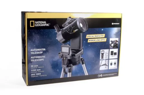 gráfico Telescopio Bresser National Geographic 90/1250 GOTO,  7