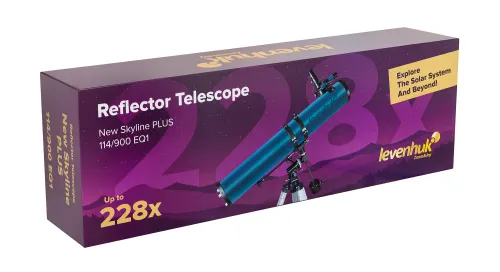 imagen Telescopio Levenhuk New Skyline PLUS 114/900 EQ1,  13