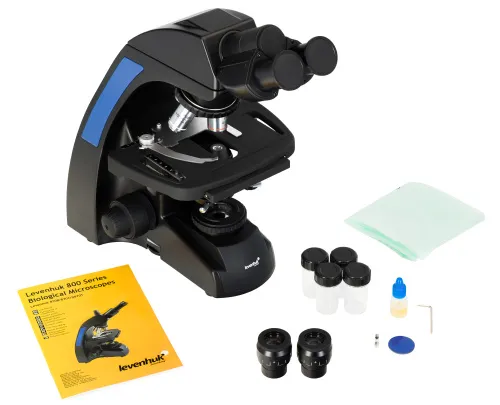 fotografía Microscopio binocular biológico Levenhuk 850B,  2