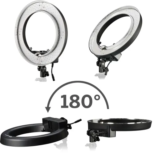 gráfico Anillo de Luz LED de Iluminación Regulable BRESSER BR-RL12 45W Lúmenes con Bolsa de Transporte,  5