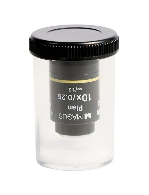 fotografía Objetivo MAGUS 10PL60V Plan 10х/0,25 ∞/1,2 H60 mm,  5