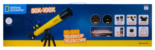 foto Telescopio Bresser National Geographic 50/600 AZ con Montura,  13
