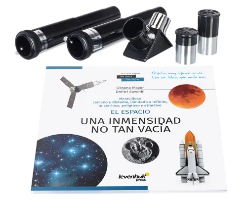 gráfico Telescopio Levenhuk Discovery Spark 703 AZ con libro,  3