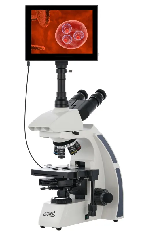gráfico Microscopio trinocular digital Levenhuk MED D45T LCD,  3