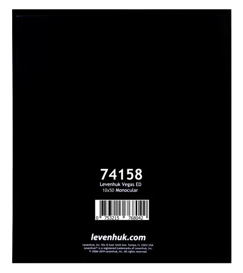 gráfico Monocular Levenhuk Vegas ED 10x50,  21