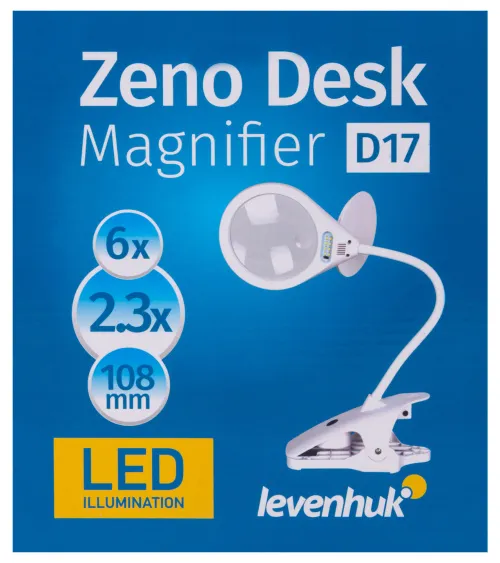 imagen Lupa Levenhuk Zeno Desk D17,  12