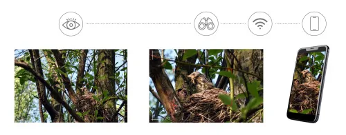 fotografía Fotomonocular digital Levenhuk Kelvin Snap 8x25,  5