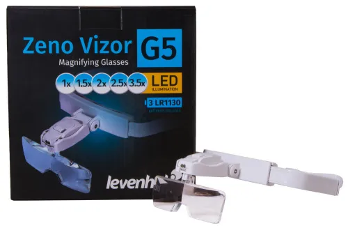 foto Gafas lupa Levenhuk Zeno Vizor G5,  10