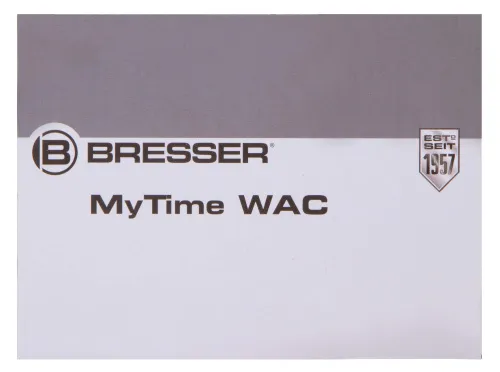 gráfico Despertador de mesa Bresser MyTime WAC, negro,  15