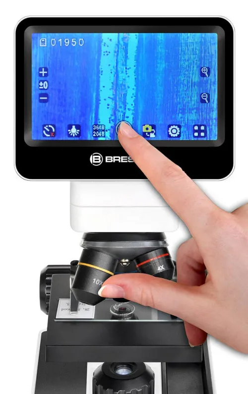imagen Microscopio digital Bresser Biolux Touch 40–1400x,  5