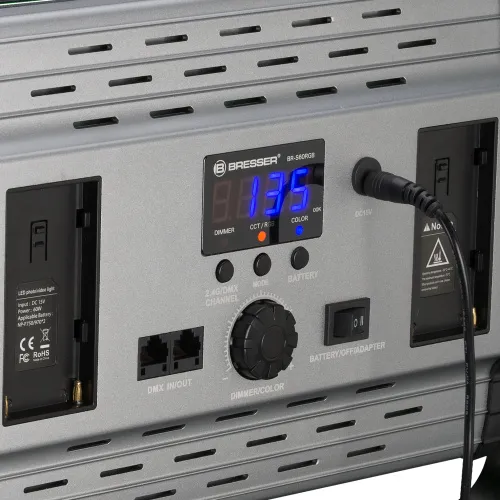 gráfico Lámpara de superficie LED Bresser RGB-60W,  6