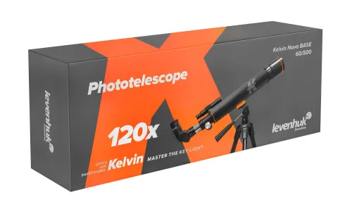 gráfico Fototelescopio Levenhuk Kelvin Nova BASE 60/500,  17