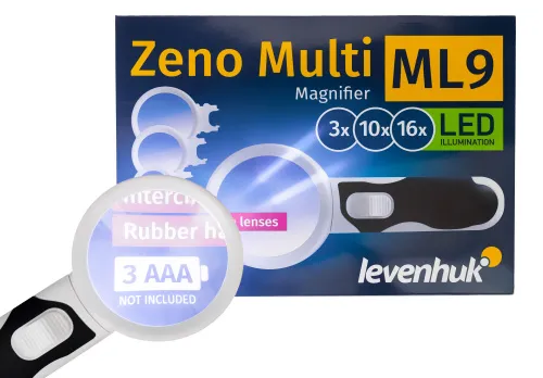 gráfico Lupa Levenhuk Zeno Multi ML9,  9