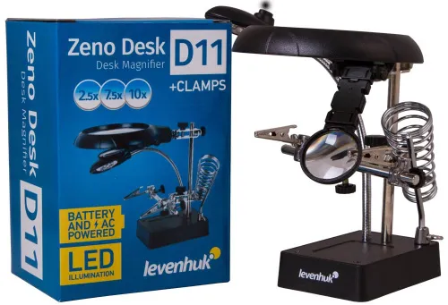 foto Lupa Levenhuk Zeno Desk D11,  3