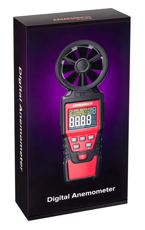 imagen Anemómetro digital Ermenrich Seek DN30,  8