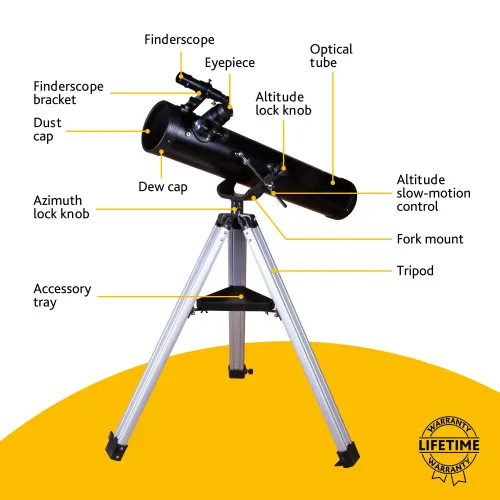 imagen Telescopio Levenhuk Skyline BASE 100S,  14