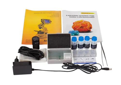 gráfico Microscopio biológico digital Levenhuk D70L,  12