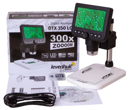 gráfico Microscopio digital Levenhuk DTX 350 LCD,  2