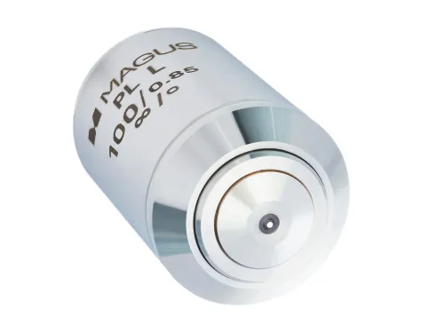 gráfico Objetivo MAGUS 100PLL 100х/0,85 Plan L WD 0,40 mm,  3