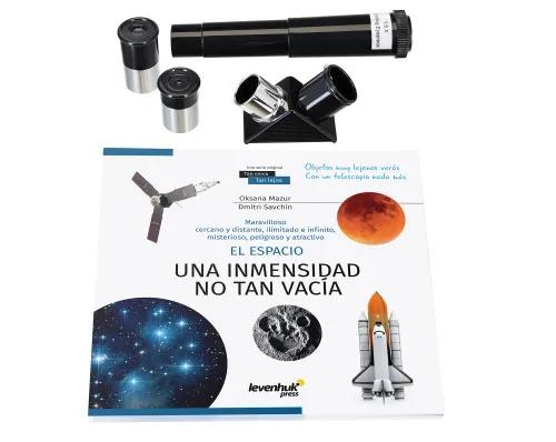 foto Telescopio Levenhuk Discovery Spark Travel 50 con libro,  5