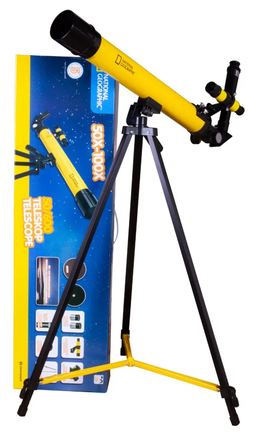 foto Telescopio Bresser National Geographic 50/600 AZ con Montura,  2