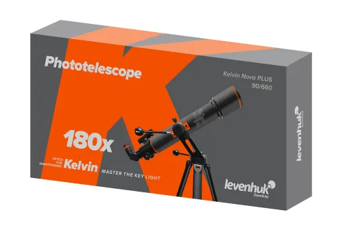 gráfico Fototelescopio Levenhuk Kelvin Nova PLUS 90/660,  6