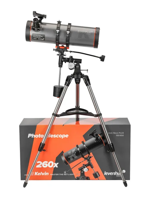 foto Fototelescopio Levenhuk Kelvin Nova PLUS 130/650,  2