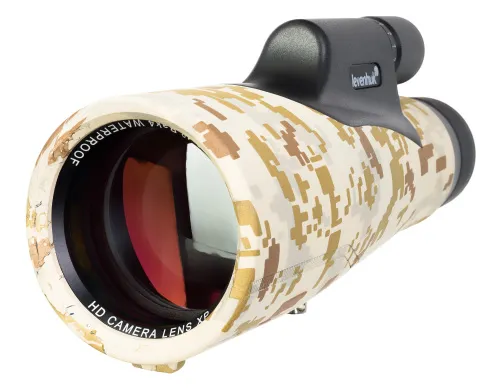 fotografía Monocular Levenhuk Camo 10x56 con retícula,  11
