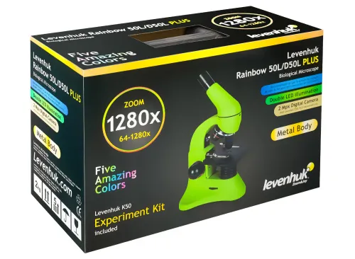 gráfico Microscopio Levenhuk Rainbow 50L PLUS,  19