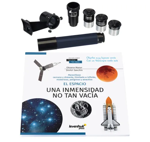 imagen Telescopio Levenhuk Discovery Spark 114 AZ con libro,  3