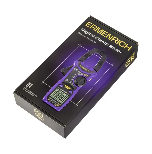 fotografía Amperímetro de pinza digital Ermenrich Ping MK20,  11