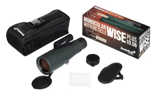 foto Monocular Levenhuk Wise PLUS 10x56 con retícula,  3