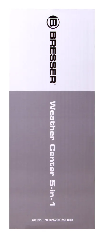 gráfico Estación meteorológica Bresser 5 en 1 con pantalla a color, negra,  16