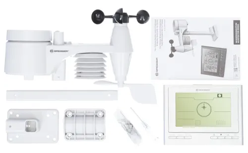 gráfico Centro Meteorológico Exclusivo ClimateScout 7-en-1,  plata,  2