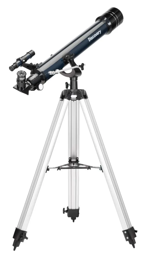 gráfico Telescopio Levenhuk Discovery Spark 707 AZ con libro,  7