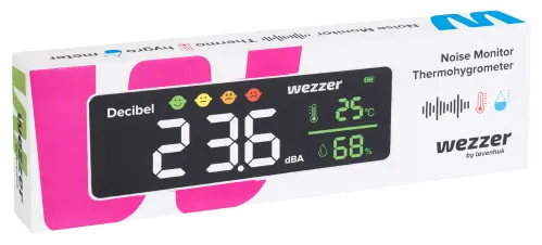 gráfico Termohigrómetro monitor de ruido Levenhuk Wezzer Teo TH70,  8