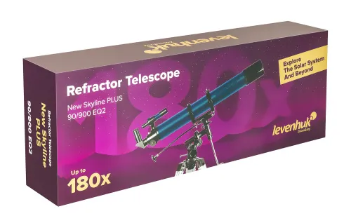 gráfico Telescopio Levenhuk New Skyline PLUS 90/900 EQ2,  13