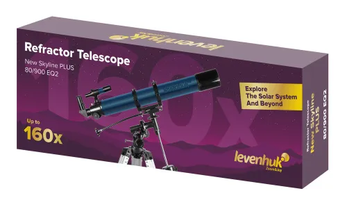 fotografía Telescopio Levenhuk New Skyline PLUS 80/900 EQ2,  2