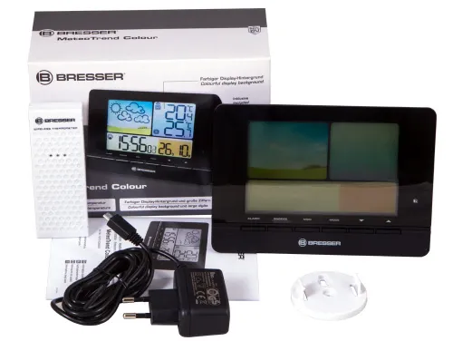 fotografía Estación meteorológica Bresser MeteoTrend Colour RC, negro,  2