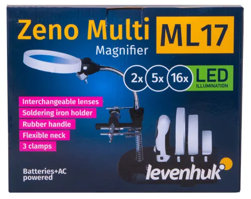 foto Lupa Levenhuk Zeno Multi ML17 Negro,  13