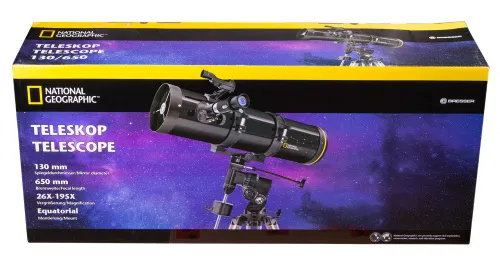 fotografía Telescopio Bresser National Geographic 130/650 EQ,  8