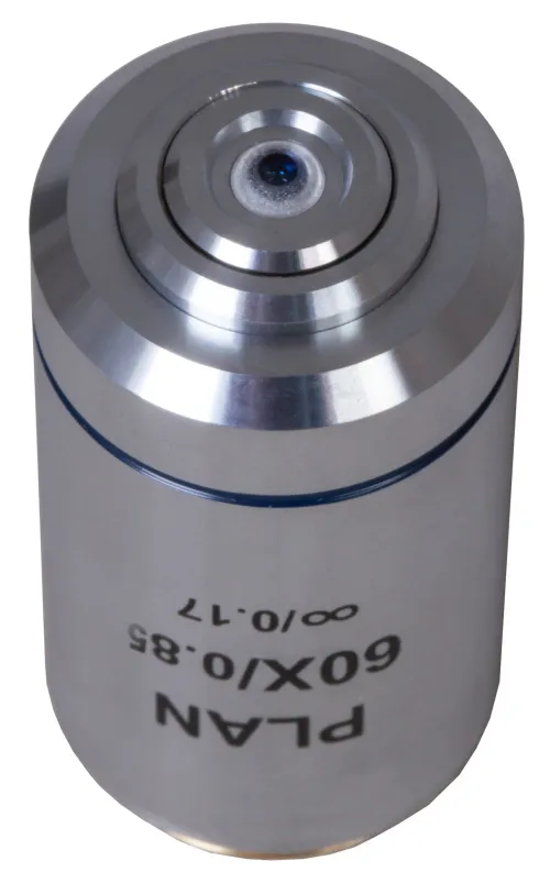 foto Objetivo plano acromático Levenhuk MED 60x corregido al infinito,  4