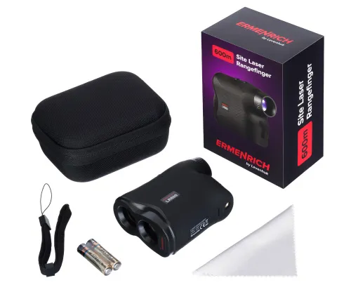 foto Telémetro láser de obra Ermenrich LR600, negro,  2