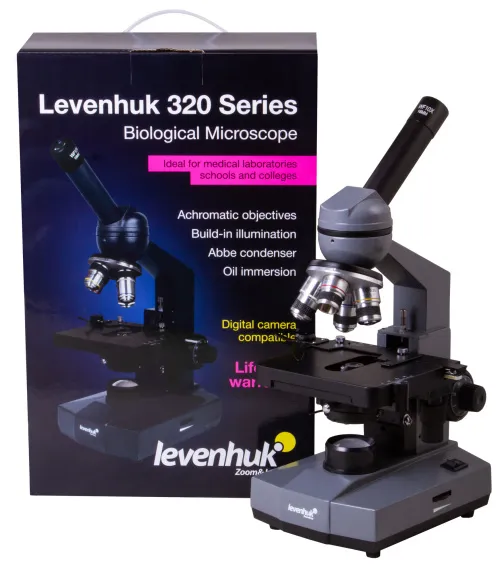 imagen Microscopio monocular biológico Levenhuk 320 BASE,  16