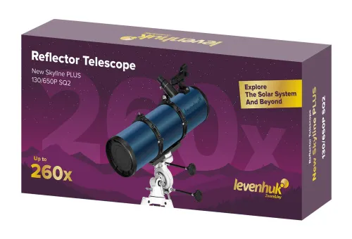 fotografía Telescopio Levenhuk New Skyline PLUS 130/650P SQ2,  2