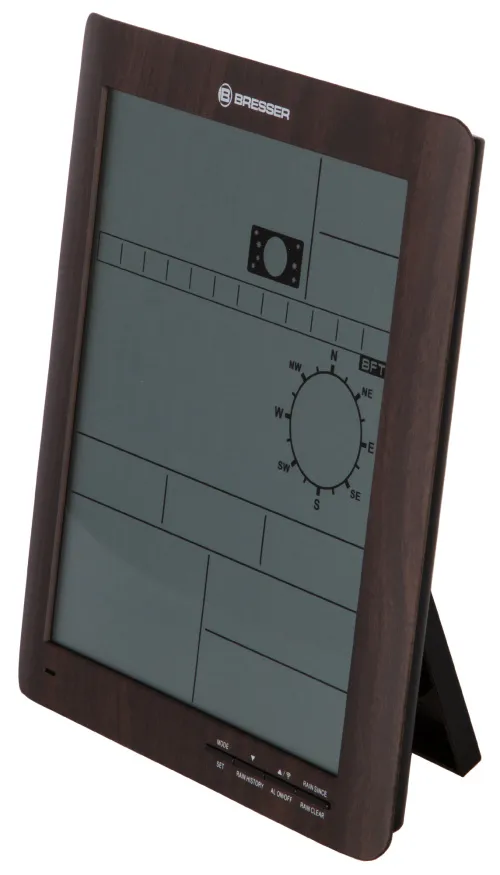 imagen Centro meteo Bresser ClimaTemp XXL con Estación base con Aspecto de Madera,  5