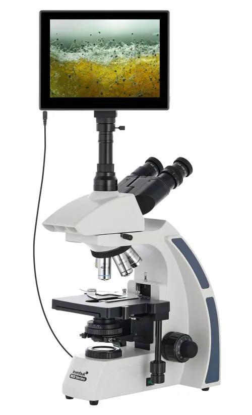foto Microscopio trinocular digital Levenhuk MED D40T LCD,  3