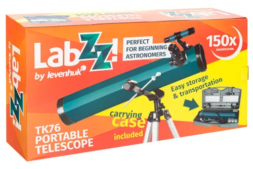 imagen Telescopio Levenhuk LabZZ TK76 con estuche,  14